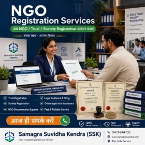 NGO Registration Service | NGO Registration करवाएं – Samagra Suvidha Kendra