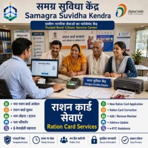 Ration Card Services | राशन कार्ड सेवा – Apply, Correction & Update Online